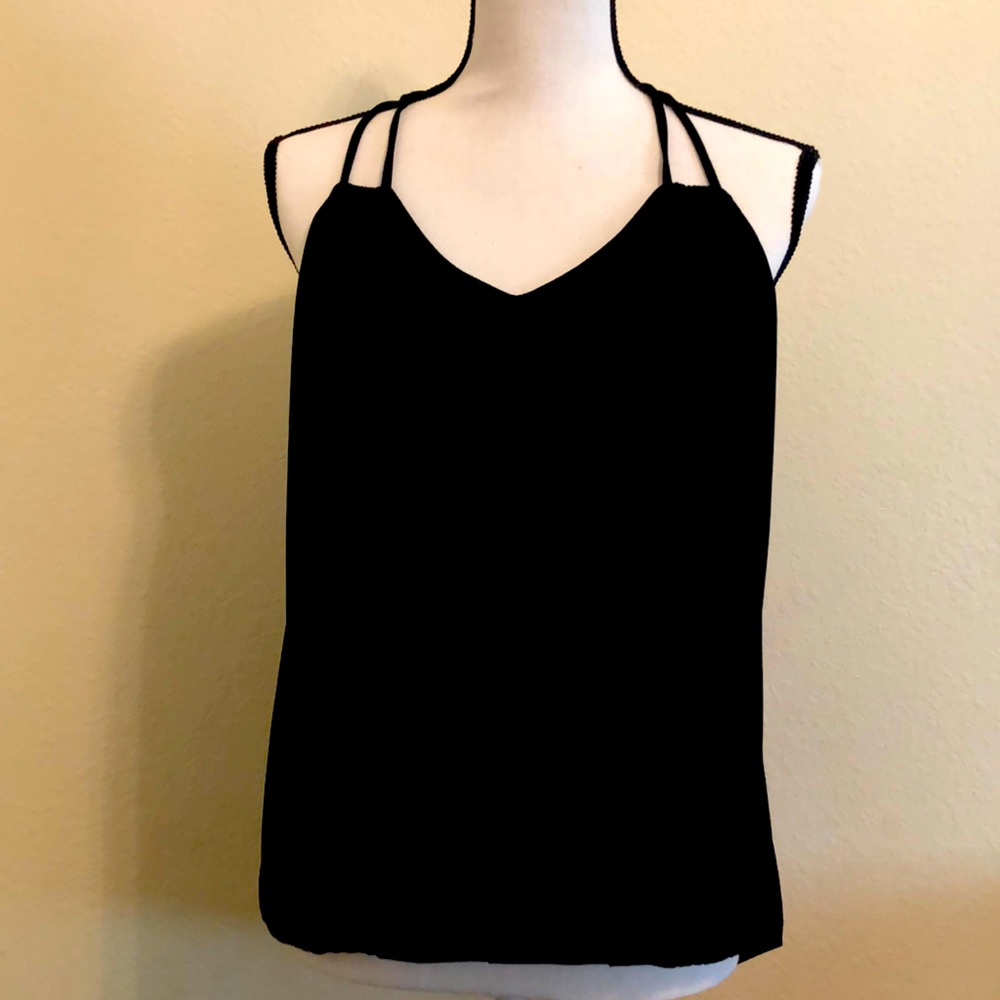 Black tank top